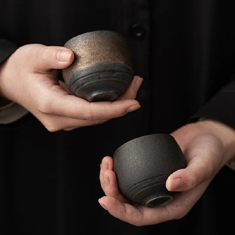 Käsintehdyt artesaanikeramiikkaiset espressokupit