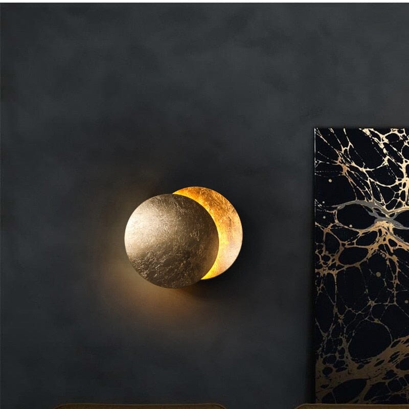 Nocturne Moon Wall Lamp — 30-Degree Tilt, Rotatable Shade, Adjustable LED Light
