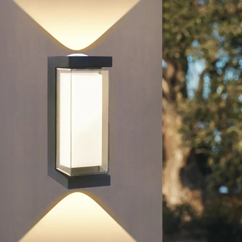 Modern LED Wall Light | Waterproof Up & Down Outdoor Sconce | Wildoxy