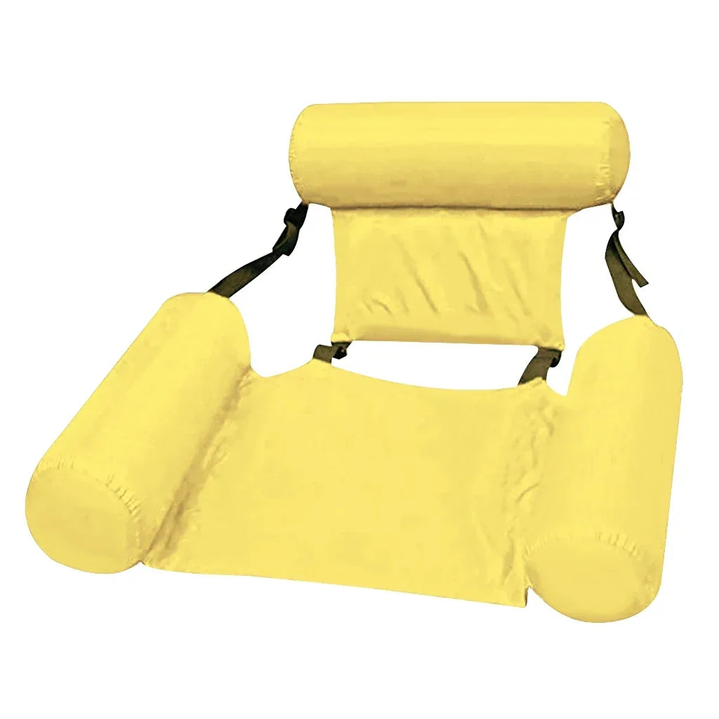 Inflatable Water Chair — Mesh Pool Lounger, 100x120 cm