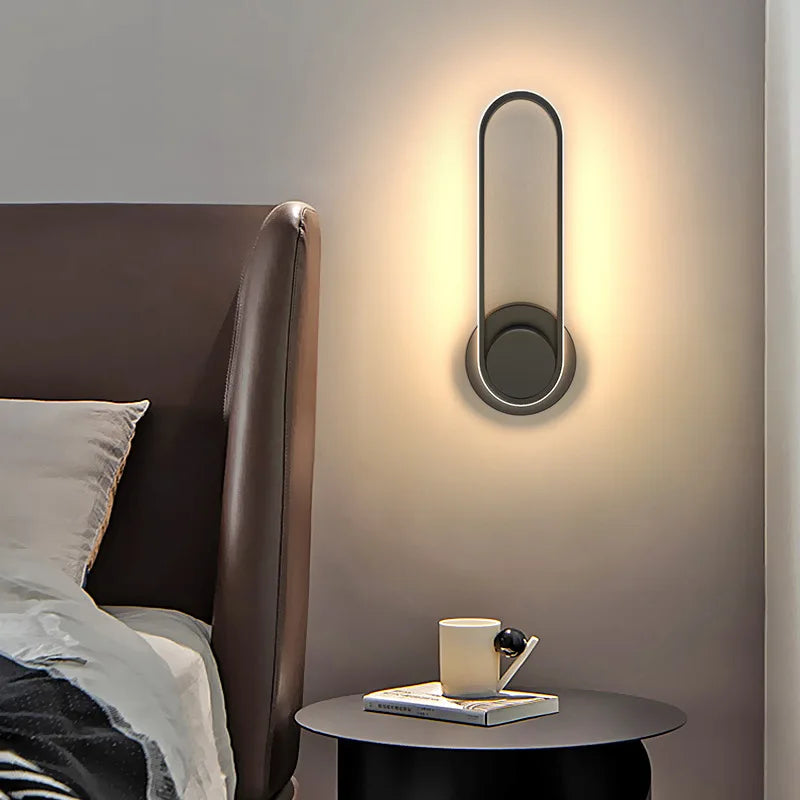 Modern LED Wall Light | 330° Rotating Aluminium Sconce | Wildoxy