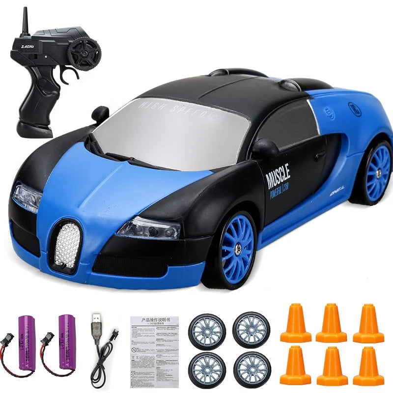 Minidrifter RC-driftracer — afstandsbediening van 2.4GHz