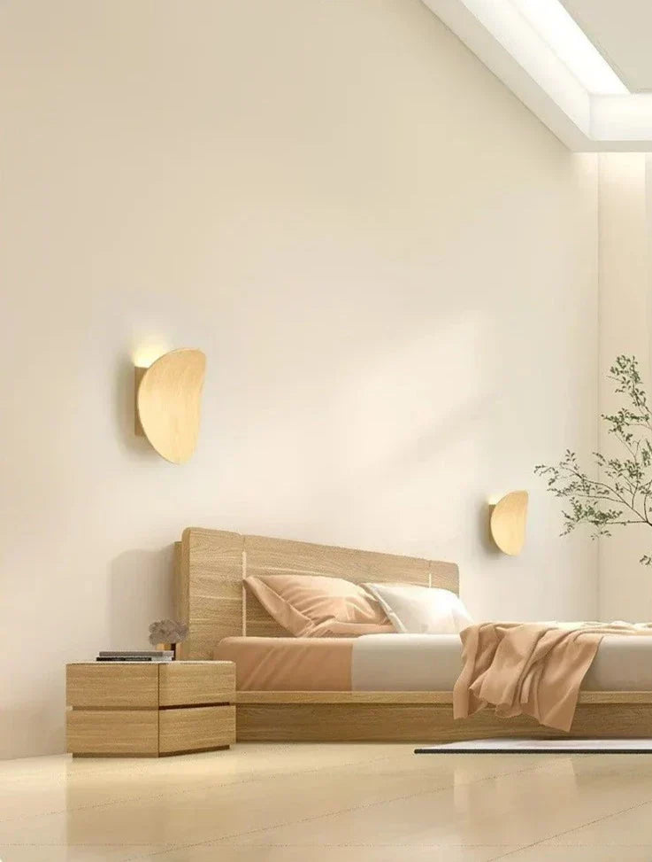 Brielle Modern Wooden Wall Lamp — Streamlined Silhouette, Warm Natural Light