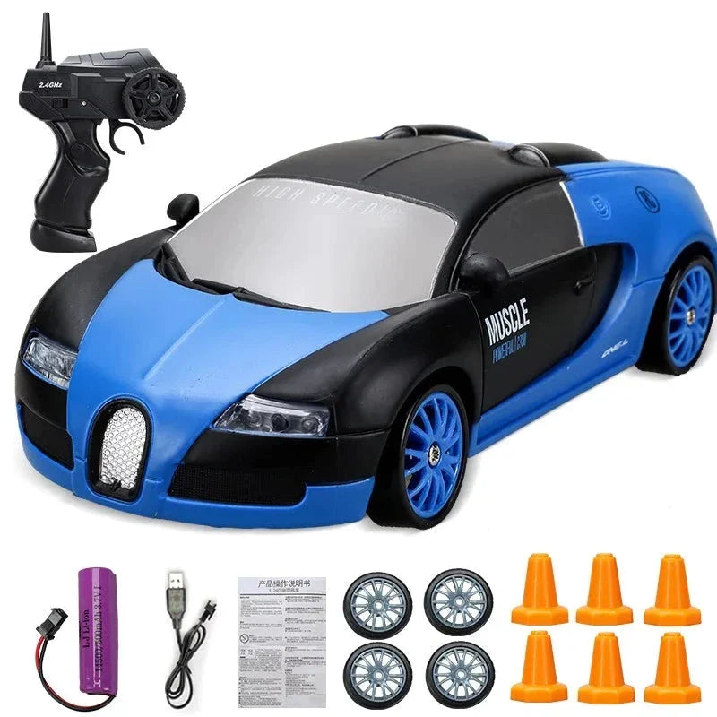 Minidrifter RC-driftracer — afstandsbediening van 2.4GHz