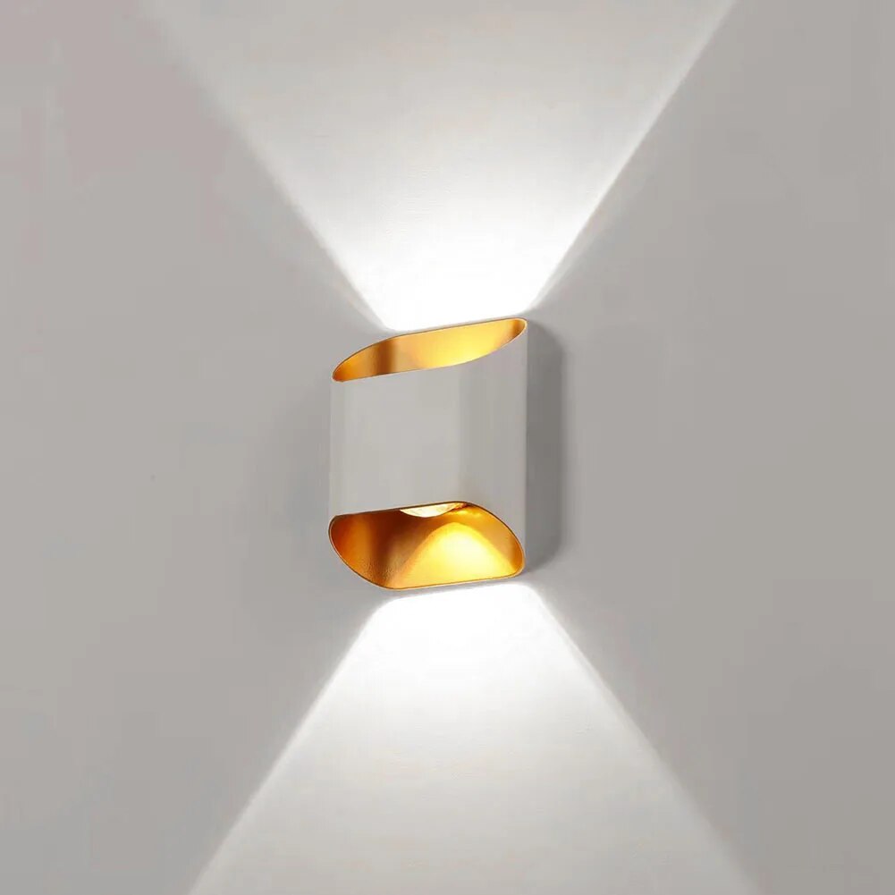 Moderne LED-Außenwandleuchte — IP65 wasserdicht, Licht nach oben und unten
