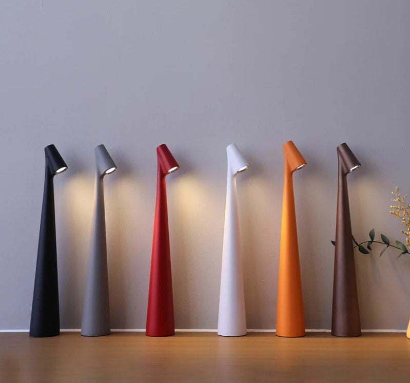 Nordic Wireless LED Table Lamp — Cord-Free Directed Beam
