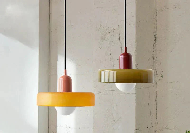 Nyra Northlight pendellampa i glas för tak – rena linjer, nordiskt inspirerad