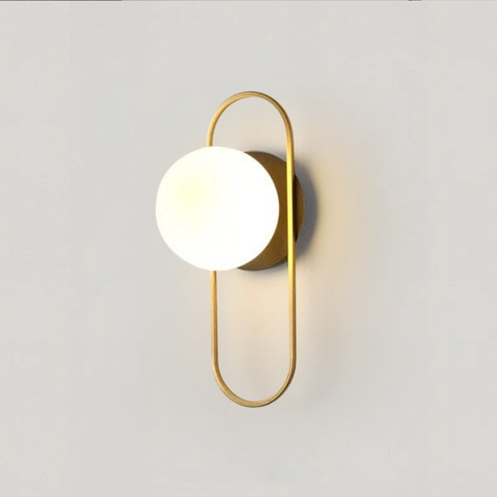 AstraLume Nordic Wall Lamp — Compact 7.0"x9.4" Design, Warm White LED, 5-10㎡ Coverage