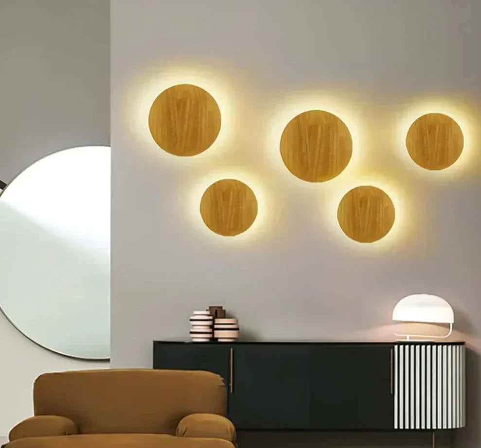 Brielle Modern Wooden Wall Lamp — Streamlined Silhouette, Warm Natural Light