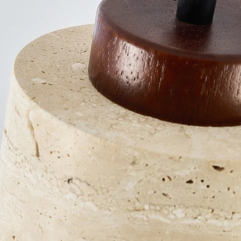 Vidar hanglamp van natuursteen – modern ontwerp met textuur