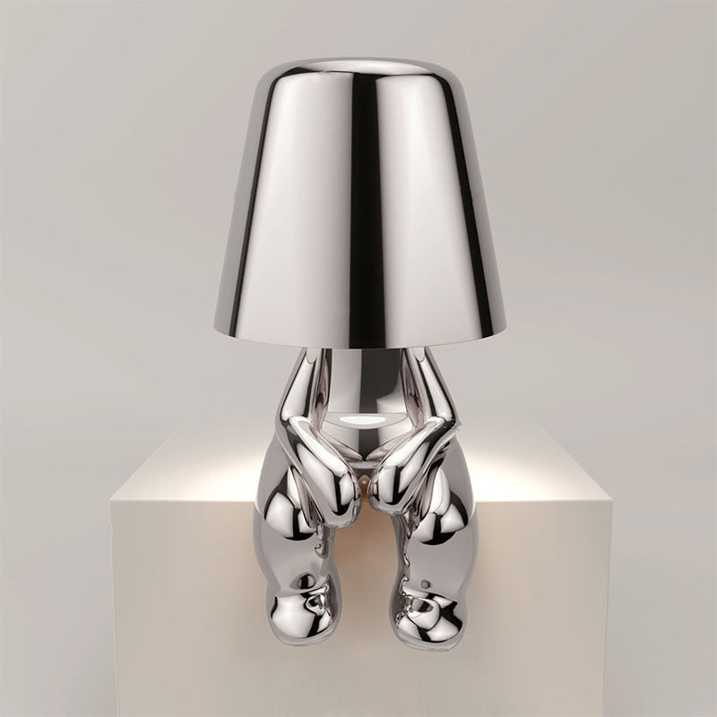 Draadloze oplaadbare sfeerlamp — warm licht, aanraakbediening