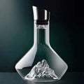 Carafe à décanter le vin en cristal sans plomb de 1500 ml - Aération sculpturale