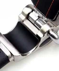 Blocco antifurto Premium GuardLock per volante – Sistema di chiusura triplo, allarme integrato