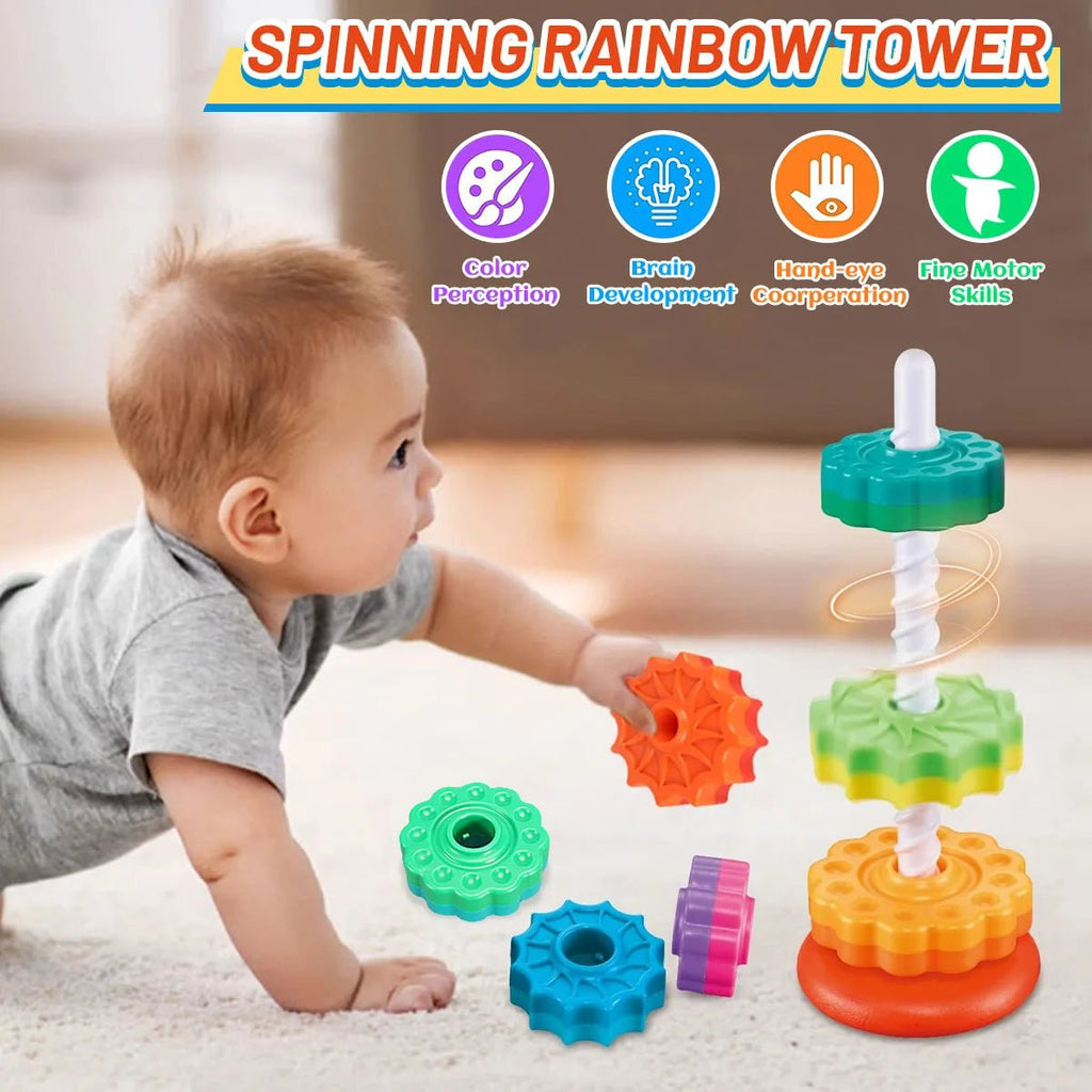BrightNest LittleLayer Montessori Stacking Toy — Coordination Builder