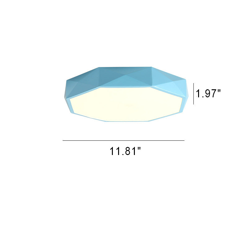 Abstrakt skandinavisk LED-plafond — varmvitt ljus