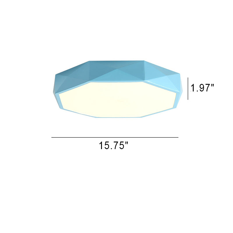 Abstrakt skandinavisk LED-plafond — varmvitt ljus