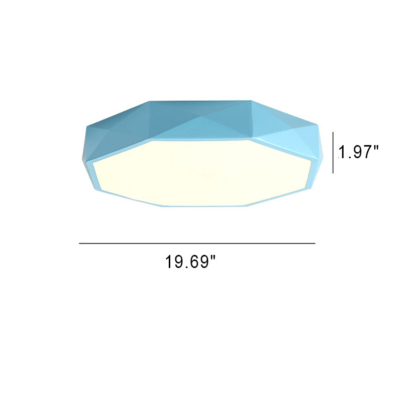 Abstrakt skandinavisk LED-plafond — varmvitt ljus