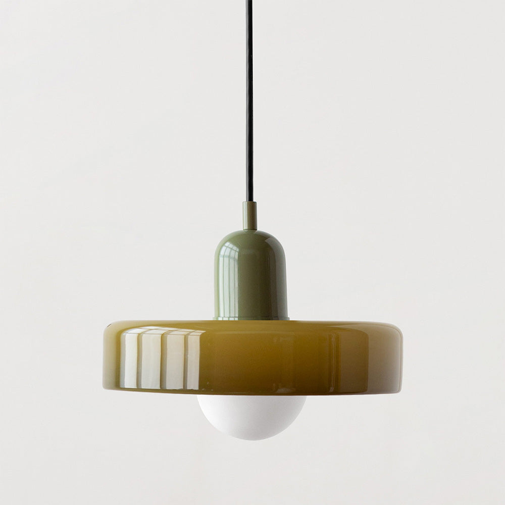 Luccon-pendellampe med dobbeltglas, G9, 35 cm