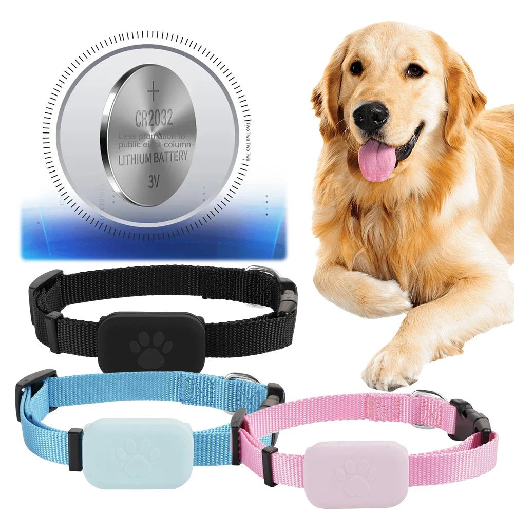 NovaTrack GPS Pet Tracker — Adjustable Collar Fit for Dogs and Cats