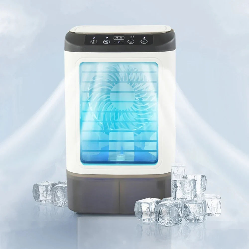 Kannettava 900 ml:n ilmanviilennin — sumutustoiminto, LED-valo, 3 asetusta