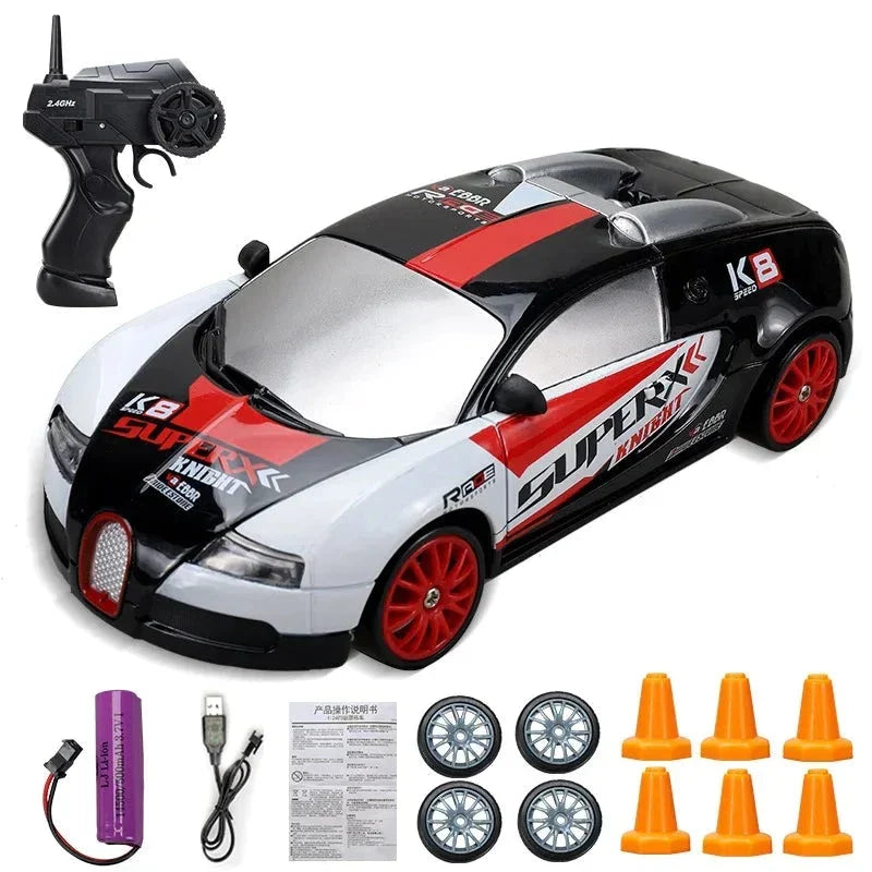 Minidrifter RC-driftracer — afstandsbediening van 2.4GHz