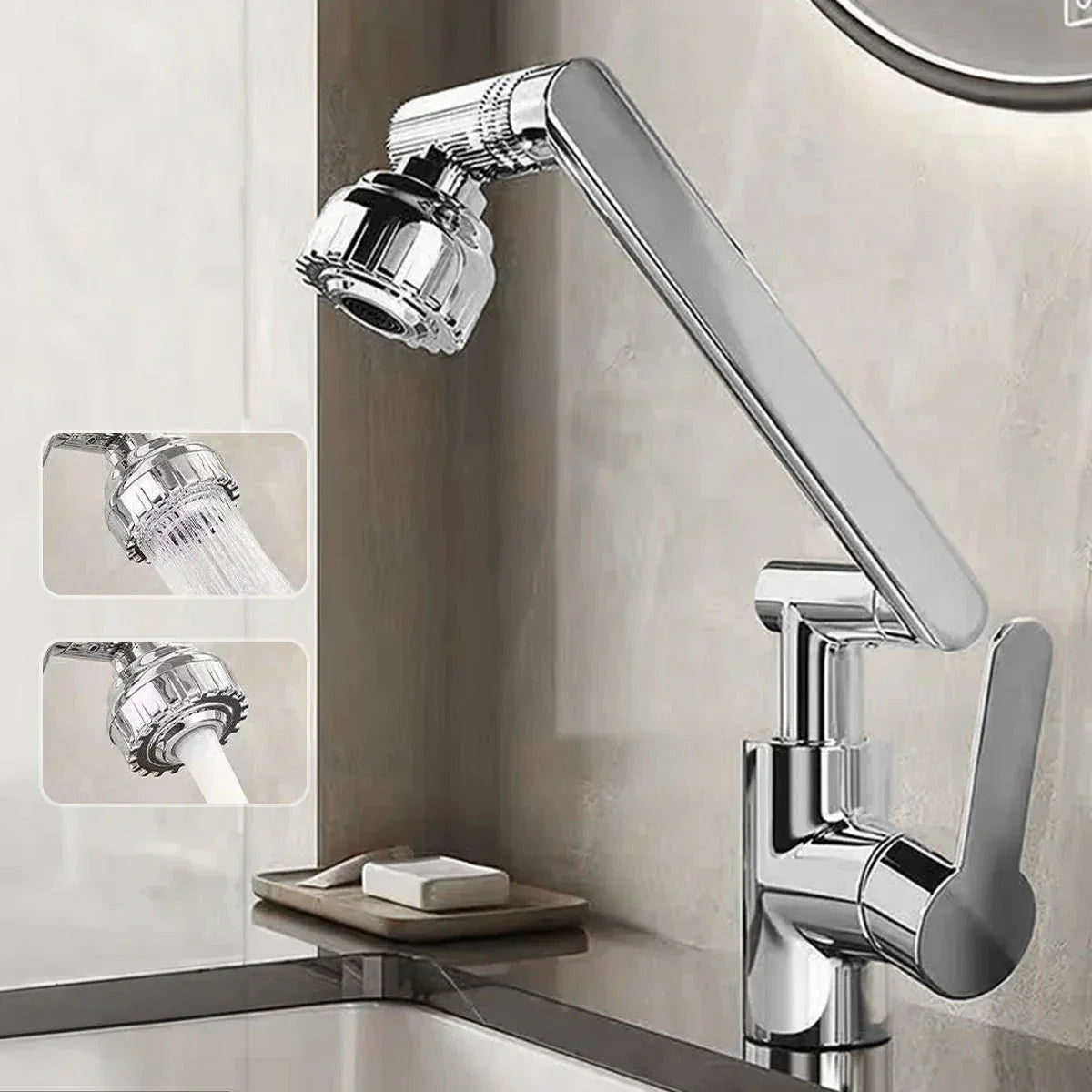 NovaFlex 360 Robotic Arm Kitchen Faucet — BubbleFlow and Shower Spray Modes