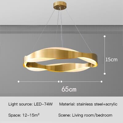 Aurelia Ring Pendant Light — Three Color Temperature Options, Adjustable Length