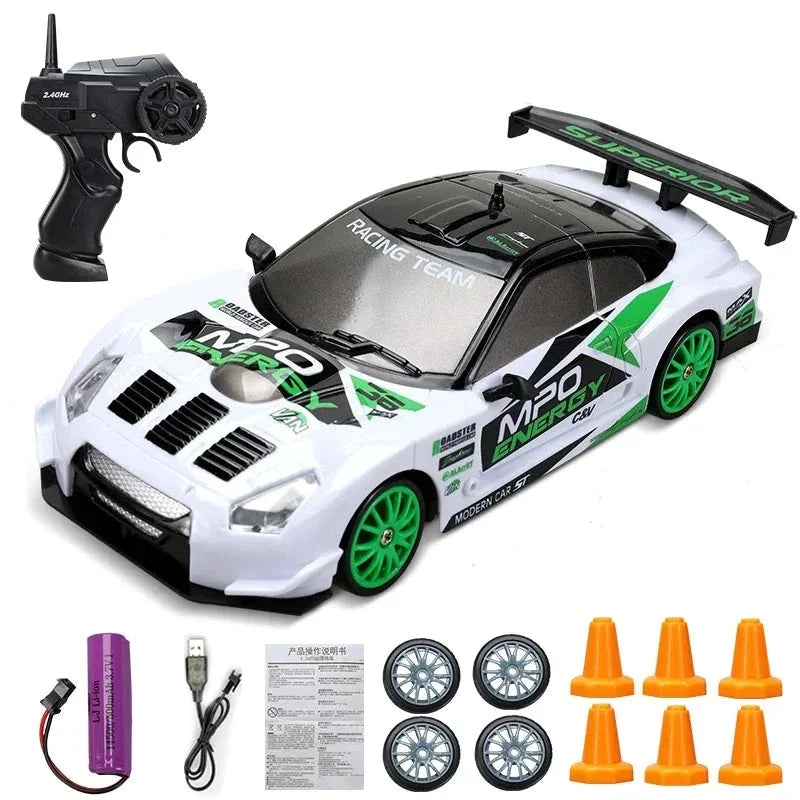 Minidrifter RC-driftracer — afstandsbediening van 2.4GHz