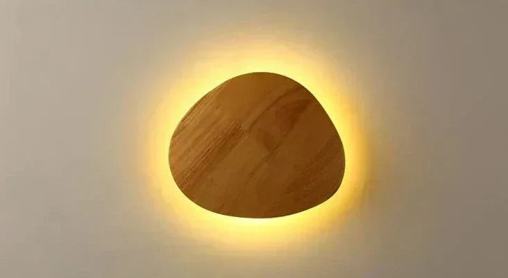 Brielle Modern Wooden Wall Lamp — Streamlined Silhouette, Warm Natural Light