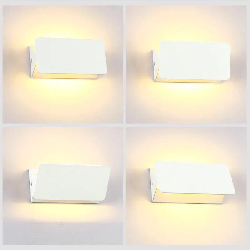 Modern LED Wall Lamp | Minimalist Aluminium Swing Light | Wildoxy