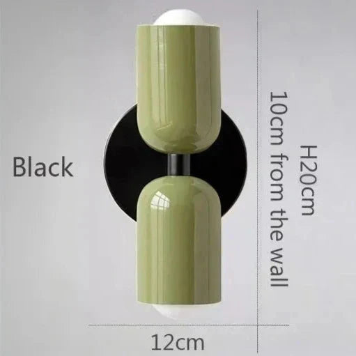 NovaLume Dual Light Warm Glow LED Wall Lamps — Twin Pair