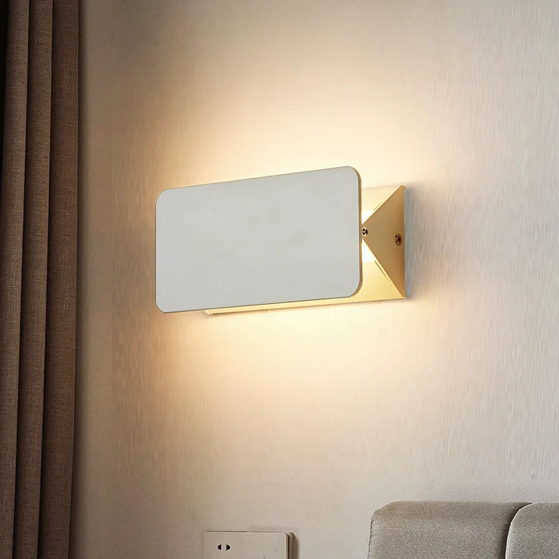 Modern LED Wall Lamp | Minimalist Aluminium Swing Light | Wildoxy