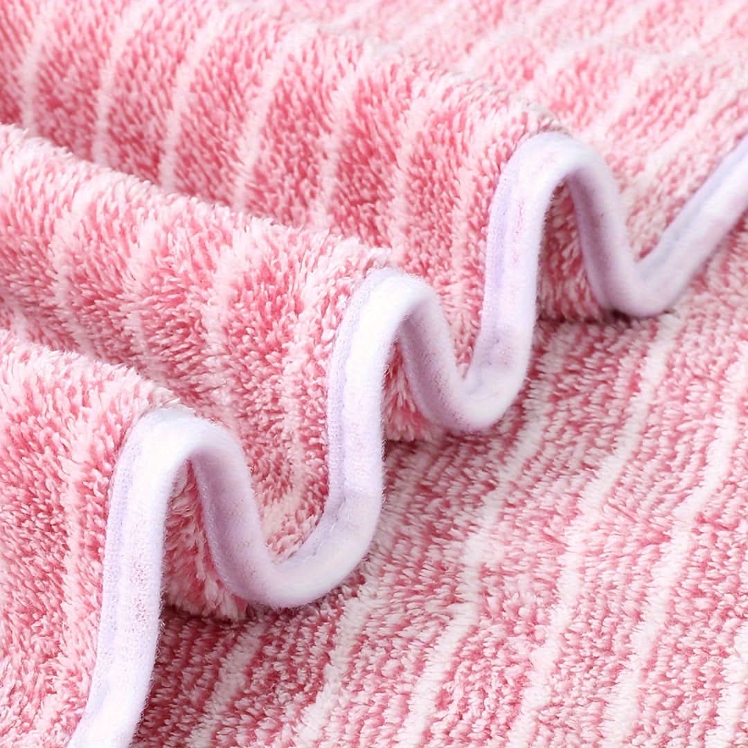 Spa Lovers Eight-Piece Coral Bath Towel Set — Ultra-Soft, Absorbent