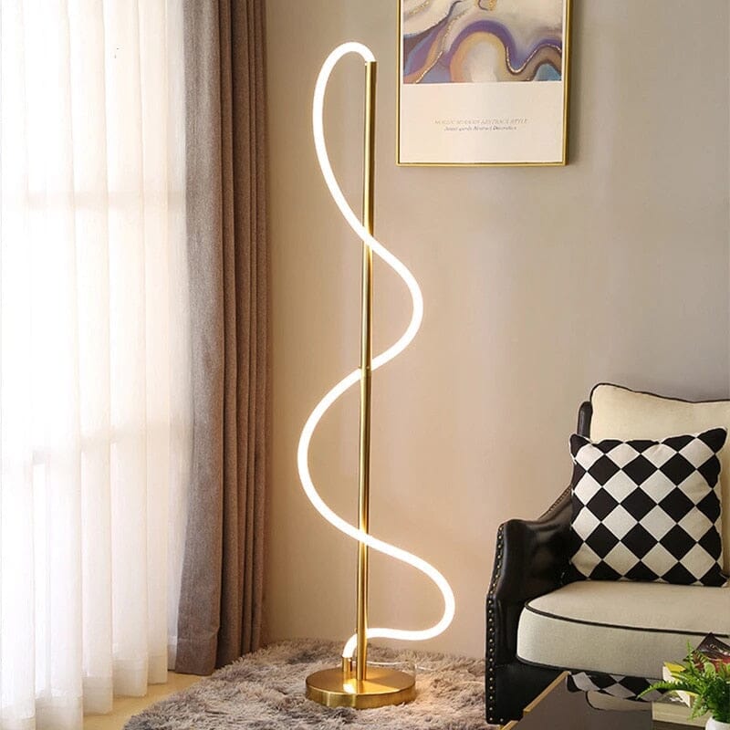 LumaTwirl LED Pendant Light — Warm Glow, Soft Shading Effect