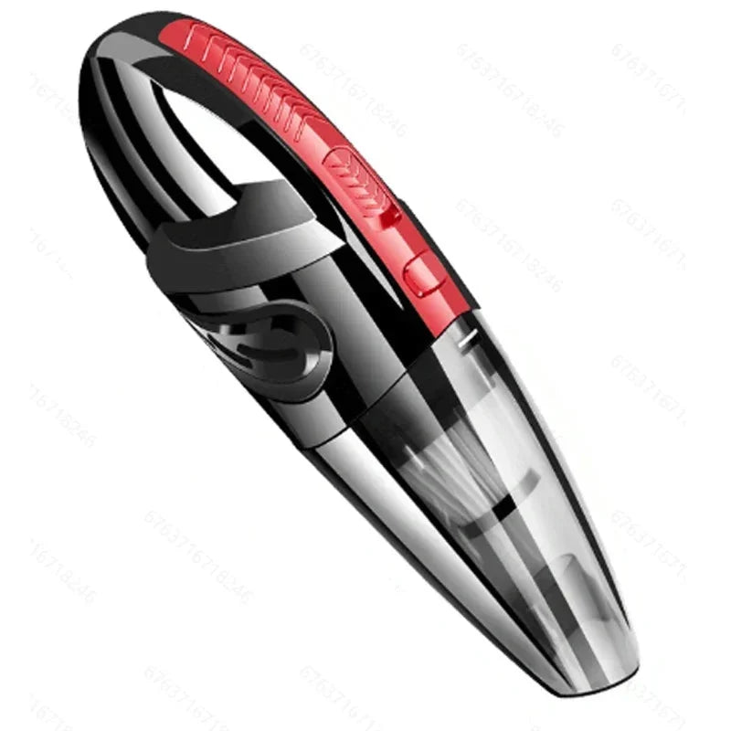 Kabelloser Handstaubsauger – 120W Zyklon-Saugkraft, Schwarz/Rot
