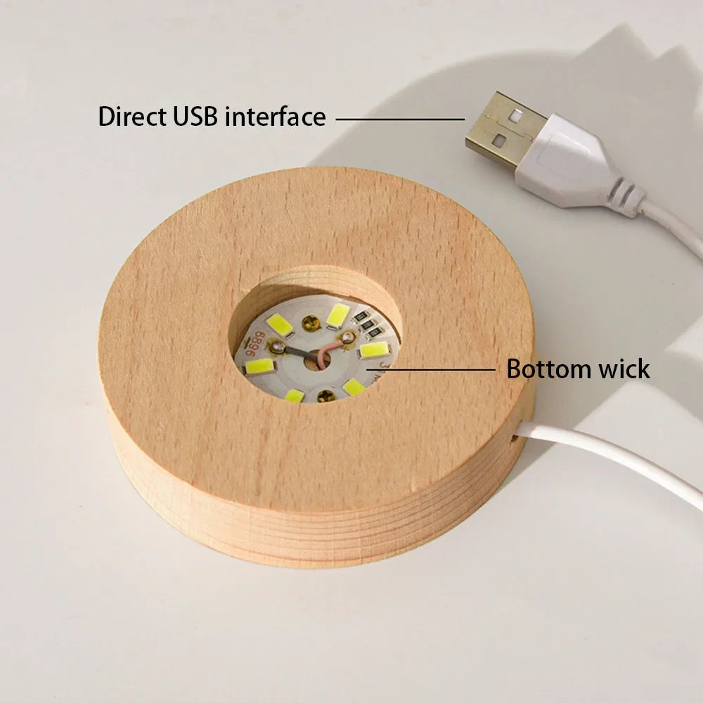Lampada notturna a globo galattico 3D - Bagliore cosmico alimentato tramite USB