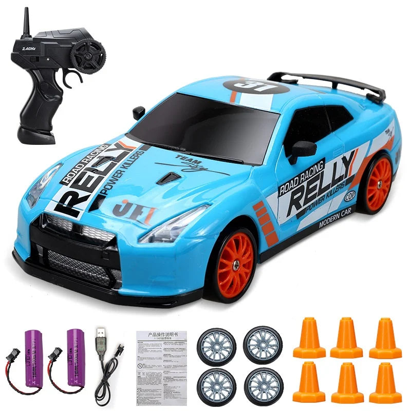 Minidrifter RC-driftracer — afstandsbediening van 2.4GHz