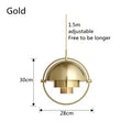Modern Nordic Pendant Light | Sculptural Metal Suspension Lamp | Wildoxy