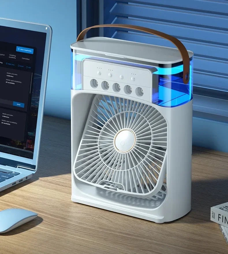 Rafraîchisseur d’air 3-en-1 — refroidissement, humidification et purification USB