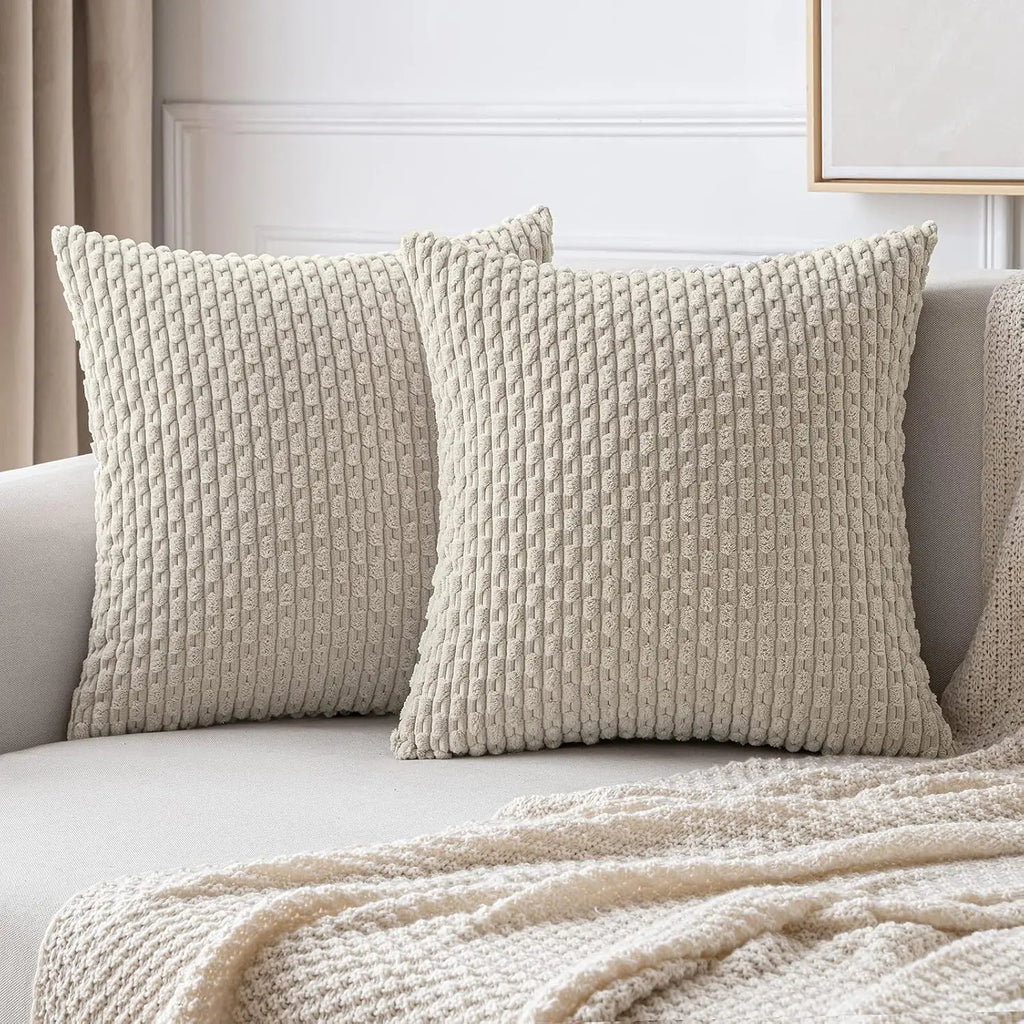 Cordkissen 45x45cm - Dekoratives Sofakissen