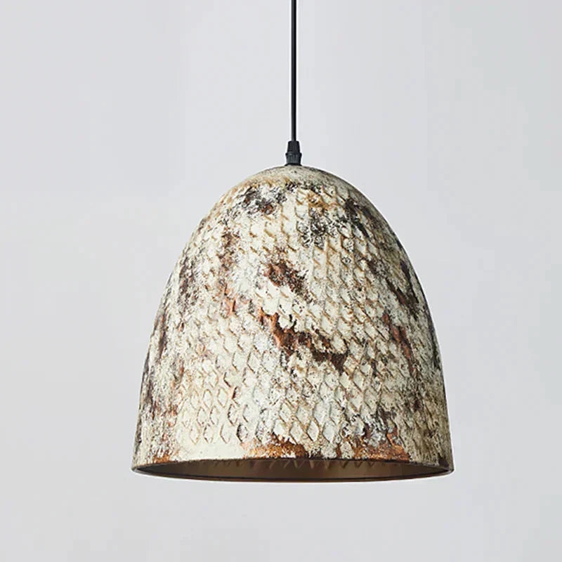 Eldara Norell Iron Cord Pendant — E27 Single Bulb Socket, 1 Light Suspended Lamp