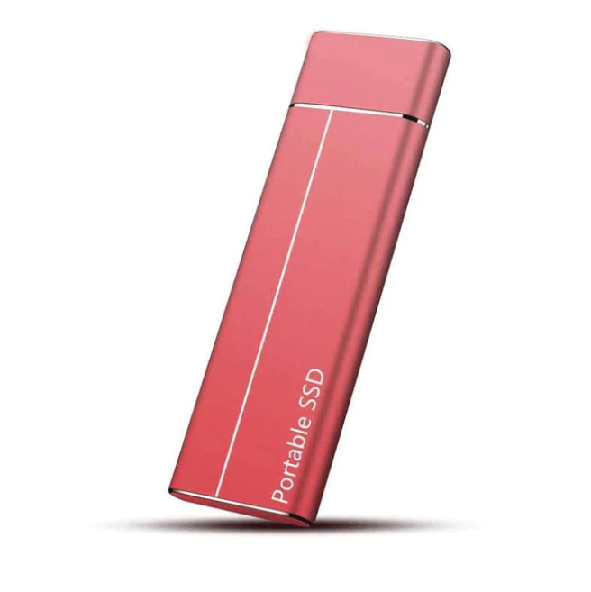 5TB:n kannettava ulkoinen SSD - nopea USB 3.2 -tiedonsiirto