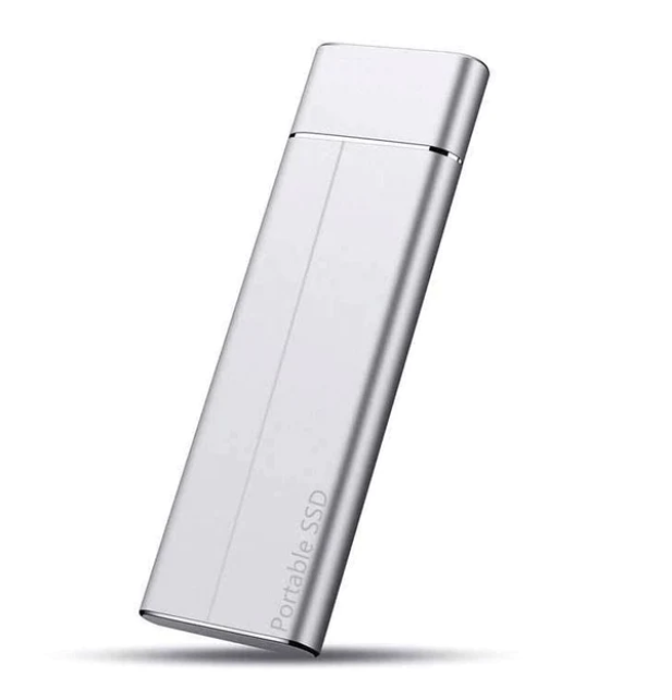 5TB:n kannettava ulkoinen SSD - nopea USB 3.2 -tiedonsiirto