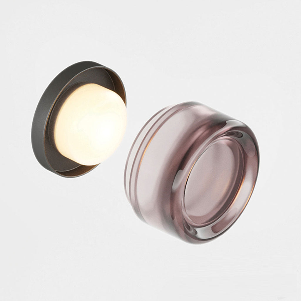LumièreLux Dimple Wall Lamp — Modern Silhouette Sconce