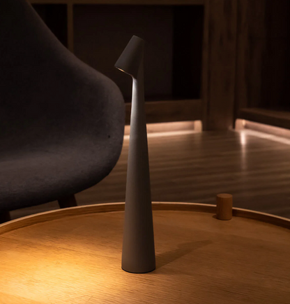 Nordic Wireless LED Table Lamp — Cord-Free Directed Beam