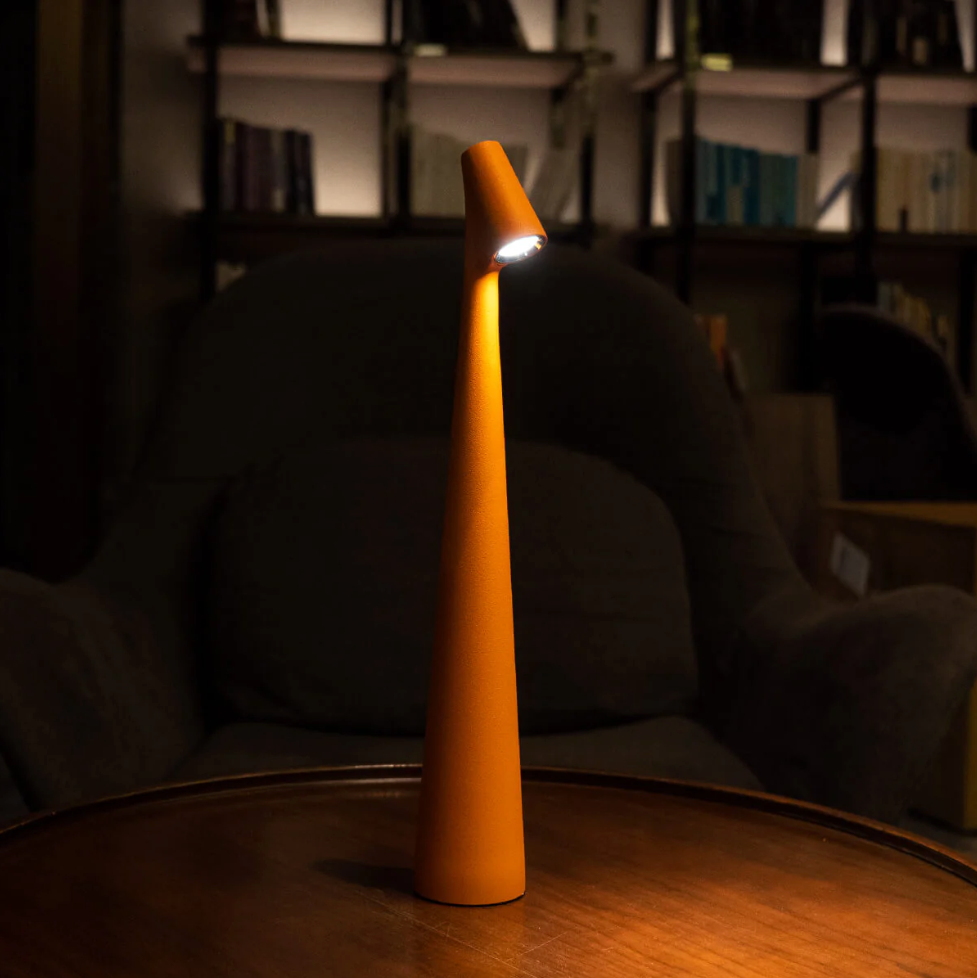 Nordic Wireless LED Table Lamp — Cord-Free Directed Beam
