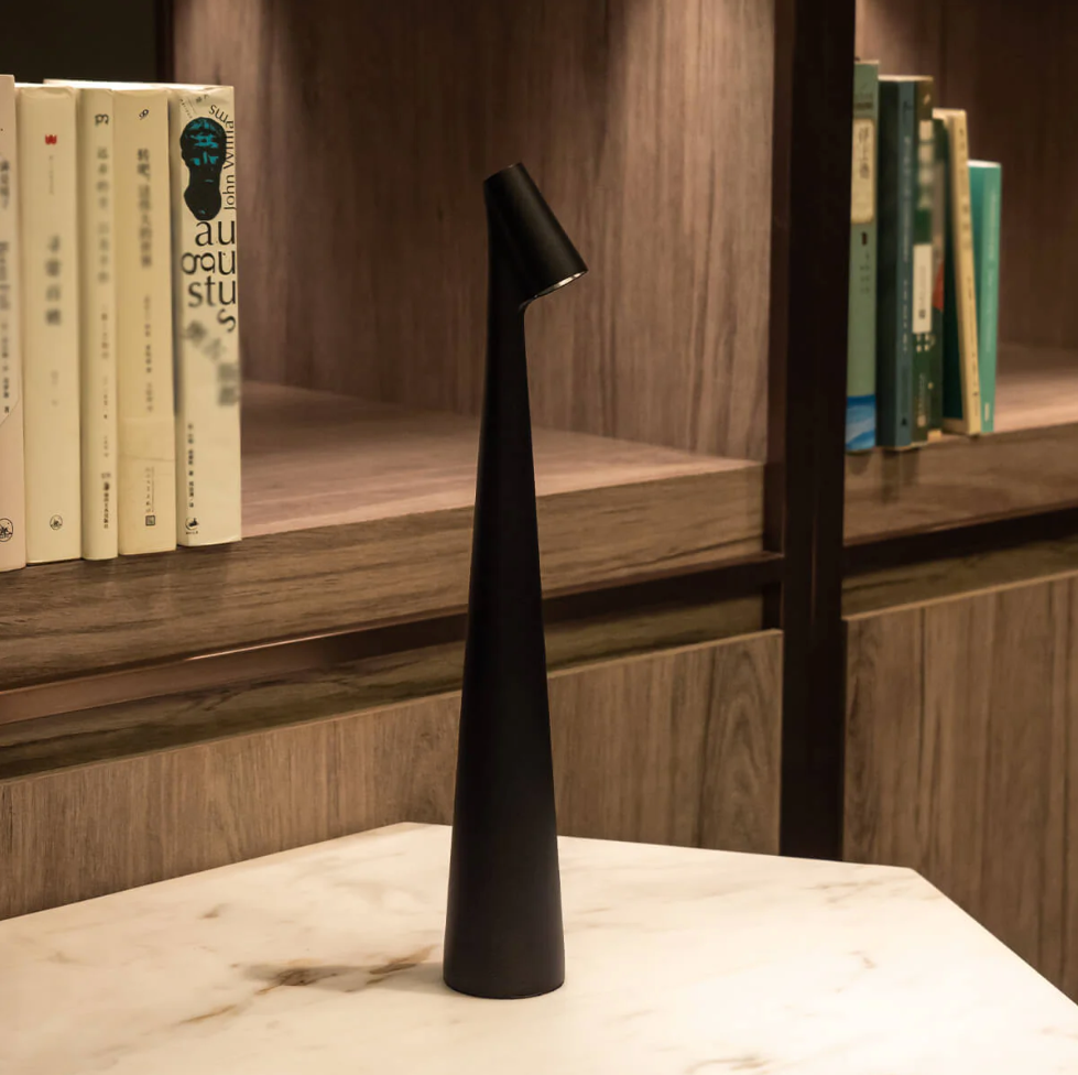 Nordic Wireless LED Table Lamp — Cord-Free Directed Beam