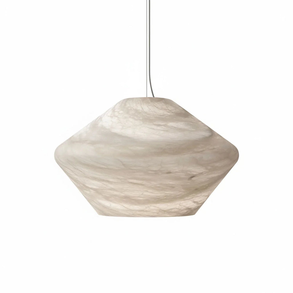 Sculptural Alabaster Gemstone Pendant Light | wildoxy