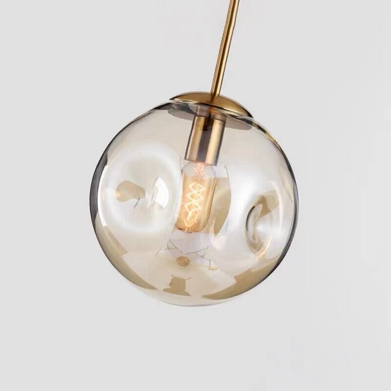 Novae-pendellampe i glas — elegant minimalistisk profil, flerfarvet finish