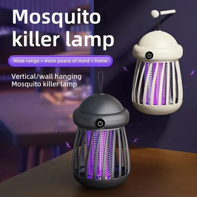 NovaGuard Mosquito Killer Lamp — 395nm UV Light, 3000V Electric Shock, Rechargeable